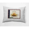 E By Design Cigar Cigar Box Front Rectangular Pillow Cover & Insert In Navy Blue