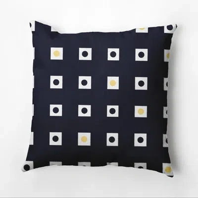 E By Design Coastal Calm Pillow Cover & Insert In Navy
