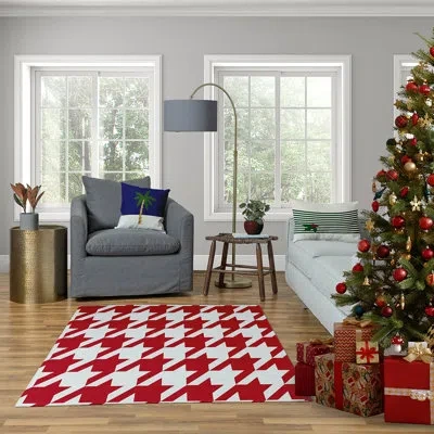 E By Design Coastal Christmas Square Pillow Cover & Insert