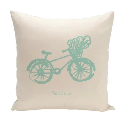 E By Design Coastal Outdoor Throw Pillow