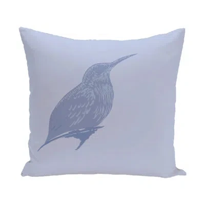 E By Design Colibri Square Pillow Cover & Insert In Blue