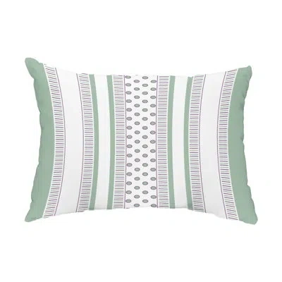 E By Design Comb Dot Rectangular Pillow Cover & Insert In Purple