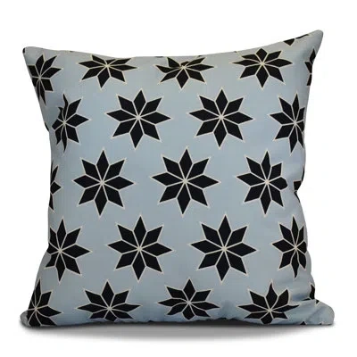 E By Design Decorative Holiday Square Pillow Cover & Insert In Light Blue