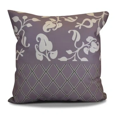 E By Design Decorative Holiday Throw Pillow Cover & Insert In Lavender