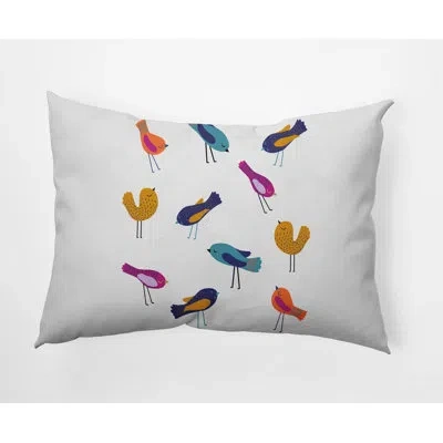 E By Design Decorative Lumbar Throw Pillow In Teal