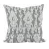 E By Design Decorative Polyester Throw Pillow In Gray