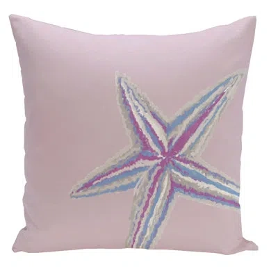 E By Design Decorative Starfish Square Pillow Cover & Insert