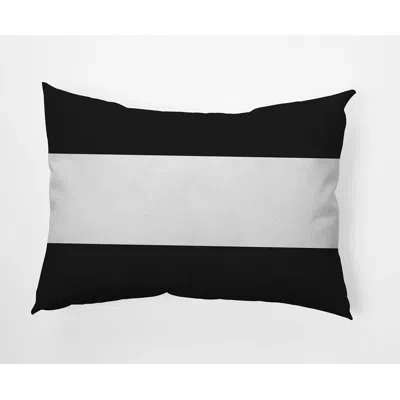 E By Design Decorative Striped Indoor/outdoor Lumbar Pillow