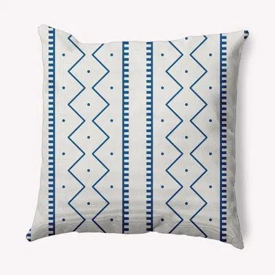 E By Design Decorative Throw Pillow In Dark Cobalt Blue