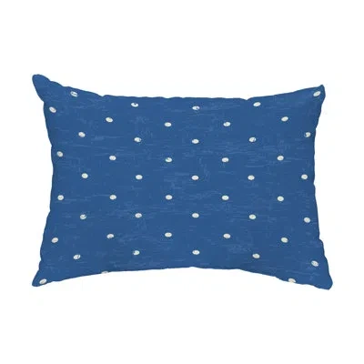 E By Design Dorothy Outdoor Rectangular Pillow Cover & Insert In Blue