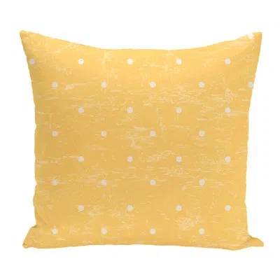 E By Design Dorothy Outdoor Square Pillow Cover & Insert In Yellow