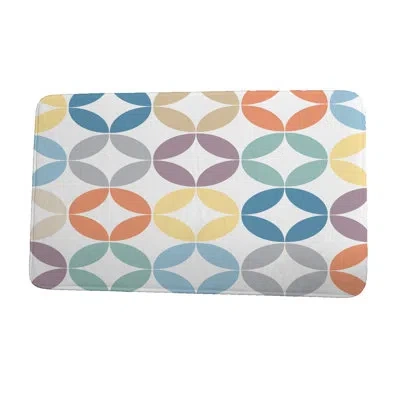 E By Design Eye Opener Bath Mat In Purple