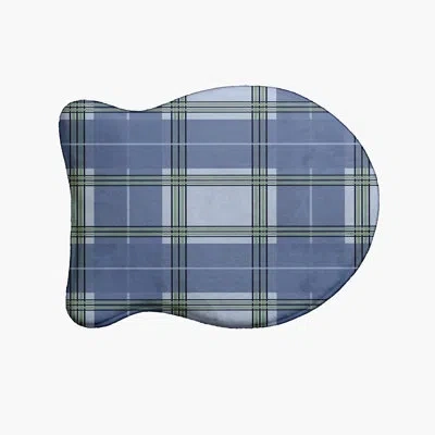 E By Design Fish Shape Pet Feeding Placemat In Blue