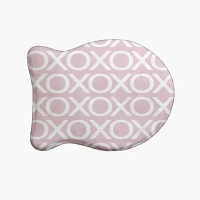 E By Design Fish Shape Pet Feeding Placemat In Light Pink