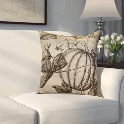 E By Design Flipping For Fall Hand Towel Antique Pumpkin Square Pillow Cover & Insert