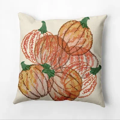 E By Design Flipping For Fall Square Pillow Cover & Insert