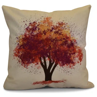 E By Design Flipping For Fall Square Pillow Cover & Insert In Purple