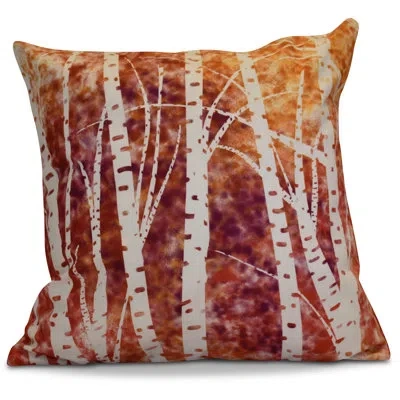 E By Design Flipping For Fall Square Pillow Cover & Insert In White
