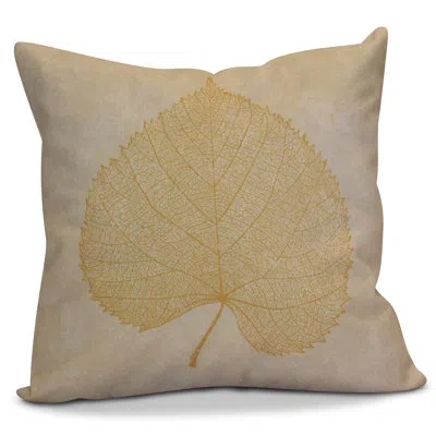 E By Design Flipping For Fall Square Pillow Cover & Insert In Yellow
