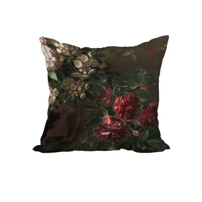 E By Design Floral Fancy Print Square Pillow Cover And Insert