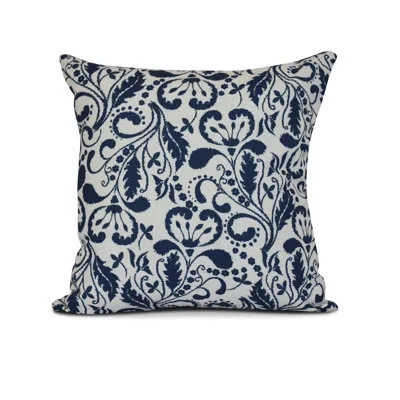 E By Design Floral Frolic Square Pillow Cover & Insert In Blue