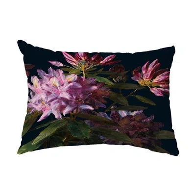 E By Design Floral Indoor/outdoor Lumbar Pillow