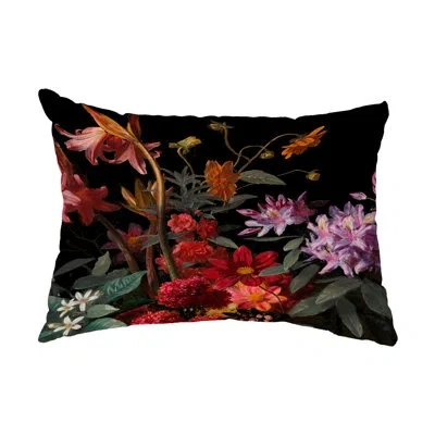 E By Design Floral Indoor/outdoor Lumbar Pillow
