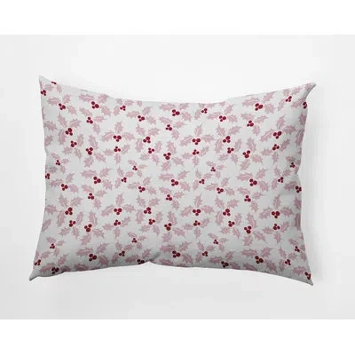 E By Design Floral Polyester Throw Pillow In Pink;pink
