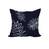 E By Design Floral Square Pillow Cover & Insert In Blue