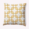 E By Design From Bamboo  Decorative Throw Pillow In Mango