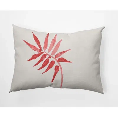 E By Design Frond Indoor/outdoor Lumbar Throw Pillow