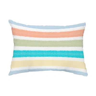 E By Design Fun In The Sun Outdoor Pillow Cover & Insert In Light Blue