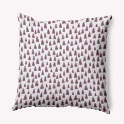 E By Design Geometric Polyester Throw Pillow In Purple