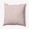 E By Design Geometric Polyester Throw Pillow In White