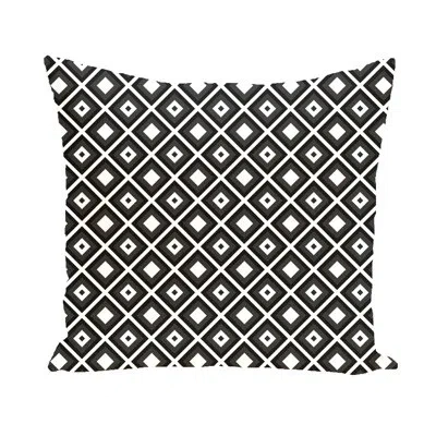 E By Design Geometric Square Pillow Cover & Insert