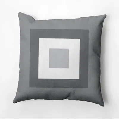E By Design Geometric Square Pillow Cover & Insert In Classic,rain