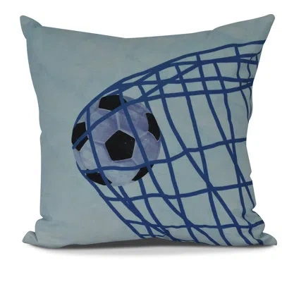 E By Design Goals, Gourds, And Gatherings Goal! Outdoor Square Throw Pillow