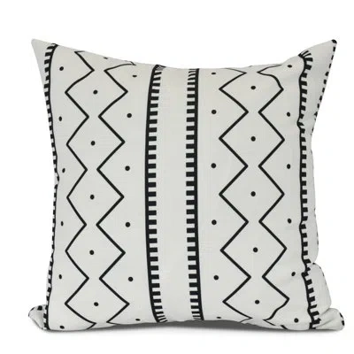 E By Design Goals, Gourds, And Gatherings Outdoor Square Pillow Cover & Insert In Cream
