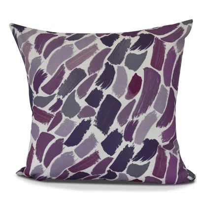 E By Design Goals, Gourds, And Gatherings Outdoor Square Pillow Cover & Insert In Purple