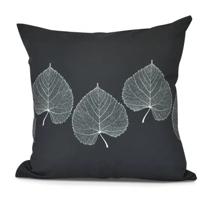 E By Design Goals, Gourds, And Gatherings Square Pillow Cover & Insert In Black