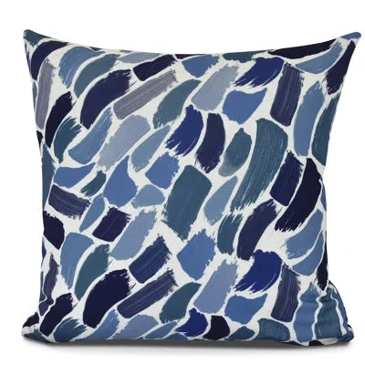 E By Design Goals, Gourds, And Gatherings Square Pillow Cover And Insert In Blue