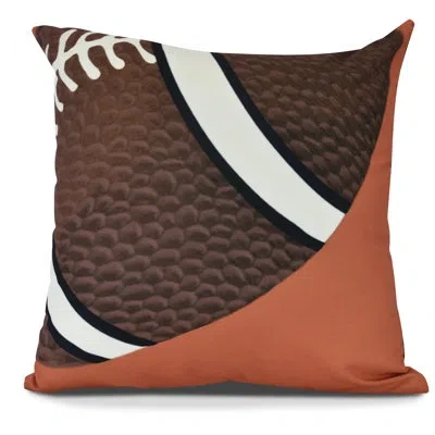 E By Design Goals, Gourds, And Gatherings Square Pillow Cover & Insert In Orange