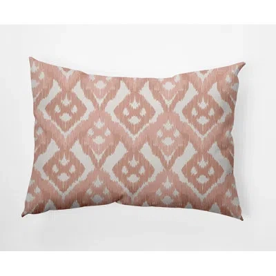 E By Design Happy Hippy Polyester Lumbar Rectangular Indoor/outdoor Pillow Cover & Insert