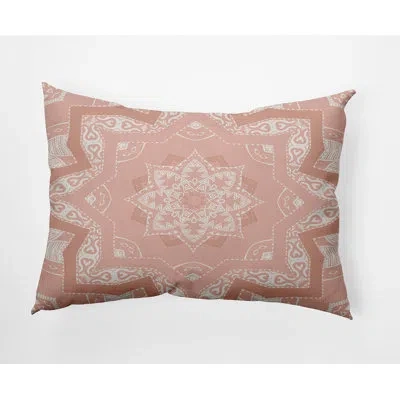E By Design Happy Hippy Polyester Lumbar Rectangular Indoor/outdoor Pillow Cover & Insert