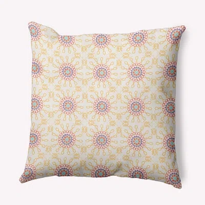 E By Design Hh Revival Polyester Throw Square Indoor/outdoor Pillow Cover & Insert