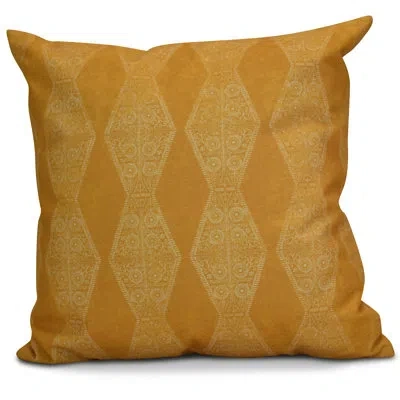 E By Design Hh Revival Square Pillow Cover And Insert In Gold
