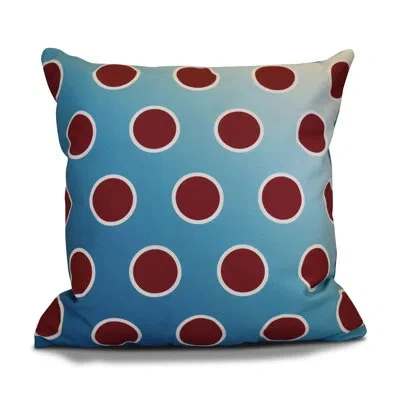 E By Design Holiday Bubbly Square Pillow Cover & Insert In Teal