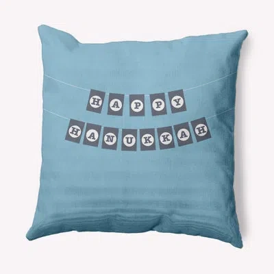 E By Design Holiday Essence Happy Hanukuah In Light Blue