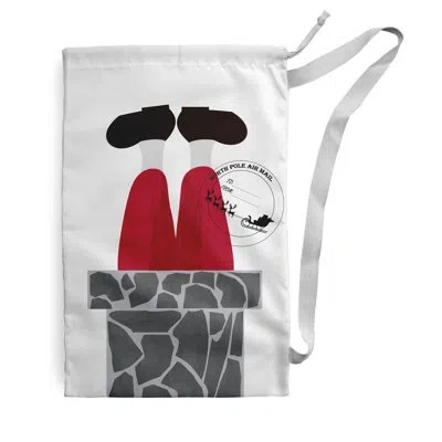 E By Design Holiday Essence Santa Sack In Gray