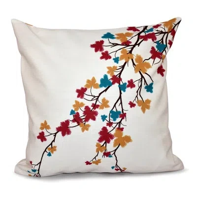 E By Design Hues Outdoor Square Pillow Cover And Insert In Teal